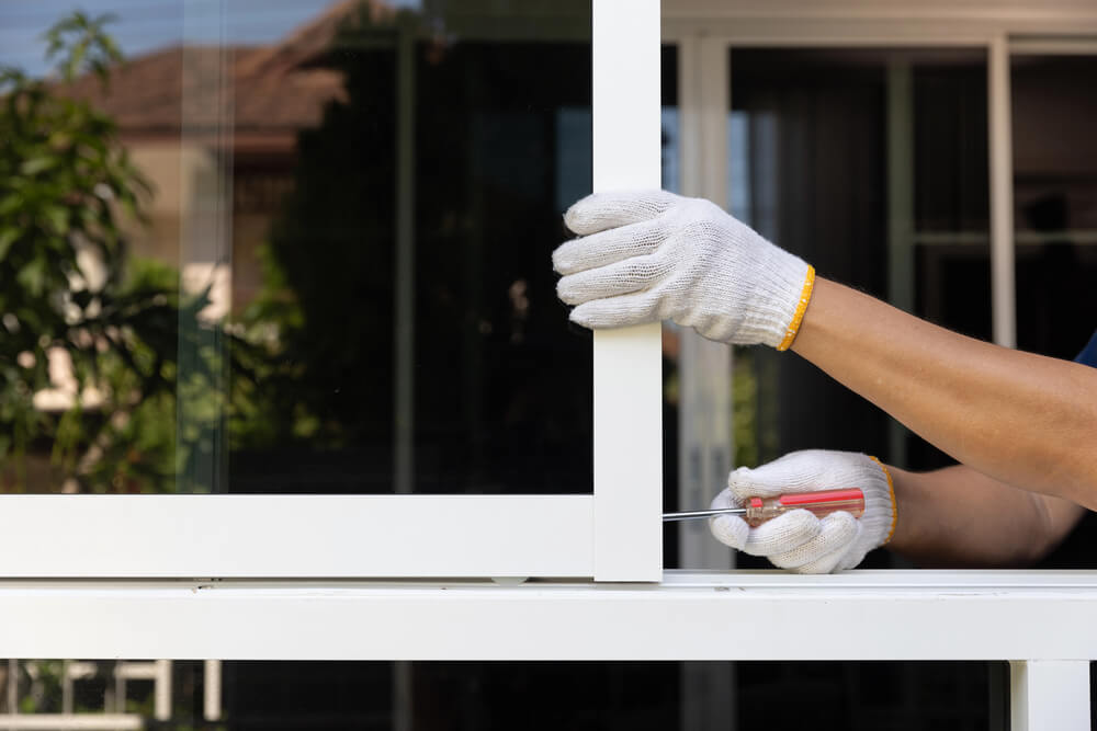 Sliding Glass Door Frame Repair and Tune-Up